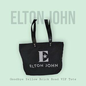 Elton John VIP Swag Tote Goodbye Yellow Brick Road (Tote Only)